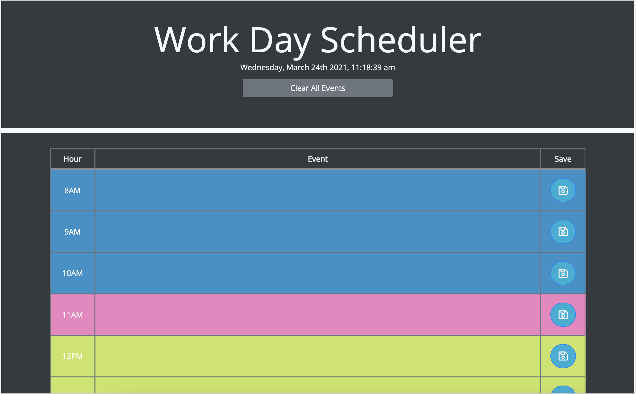 Work-scheduler